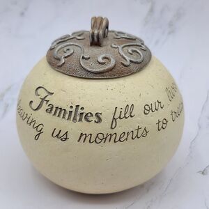 Comfort To Go Pavillion Gift Families Fill Our Lives 2006 Tea Light Holder Lid